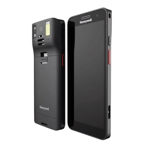 Honeywell CT37 mobile computer, 6" display, Android, 8GB RAM, 128GB storage, 5G, GPS, Wi-Fi 6E, 2D FlexRange imager, IP65/IP68, black, desinfectable.