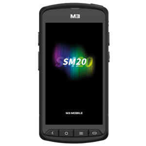 [SM2X4R-S3CHSE-HF-ST] M3 Mobile SM20, 2D, SE4750, 12.7 cm (5''), GPS, USB, BT (5.1), Wi-Fi, 4G, NFC, Android, GMS, ext. bat., RB, black
