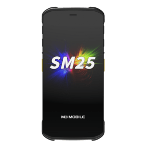 [SM255E-W2CFSS-HF] M3 Mobile SM25, 6" FHD+ display, 2.4GHz octa-core, 8GB RAM, 128GB storage, 2D CM60E imager, 5G, eSIM, SIM, Wi-Fi 6E, Bluetooth 5.3, NFC, 4000mAh hot-swappable battery, IP67, MIL-STD-810H, black.