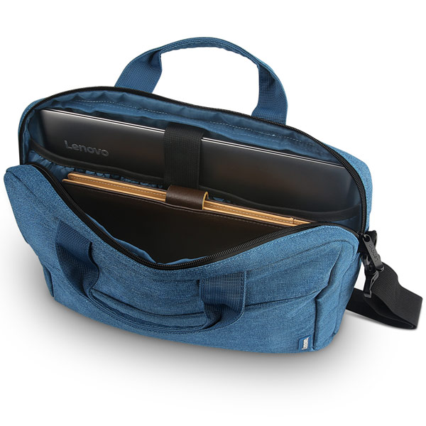[GX40Q17230] Lenovo | Casual Toploader T210 | Fits up to size 15.6 " | Messenger - Briefcase | Blue