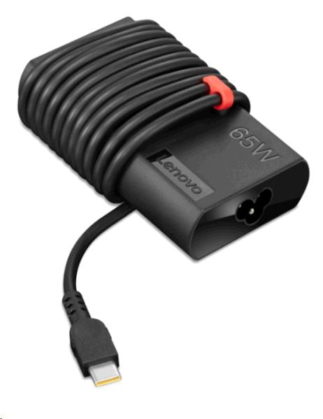 [4X20V24678] Lenovo | ThinkPad | 65W Slim | The ThinkPad 65W Slim AC Adapter – USB Type-C is the new adapter designed with slimmer size and cable management. It is your perfect replacement or spare power adapter for your ThinkPad notebooks. | USB Type-C | AC Adapter