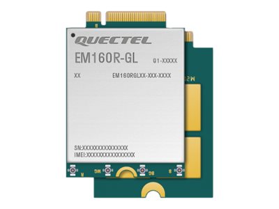 [4XC1D69579] Lenovo | Wireless cellular modem - 4G LTE Advanced - M.2 Card - 1 Gbps | Quectel EM160R-GL
