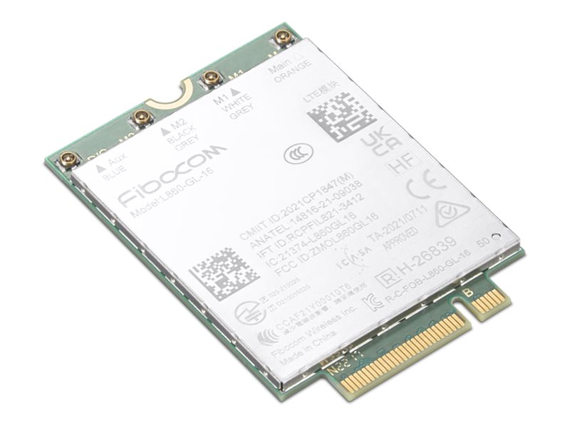 [4XC1M72795] Lenovo | 4G LTE CAT16 M.2 WWAN Module | ThinkPad Fibocom L860-GL-16