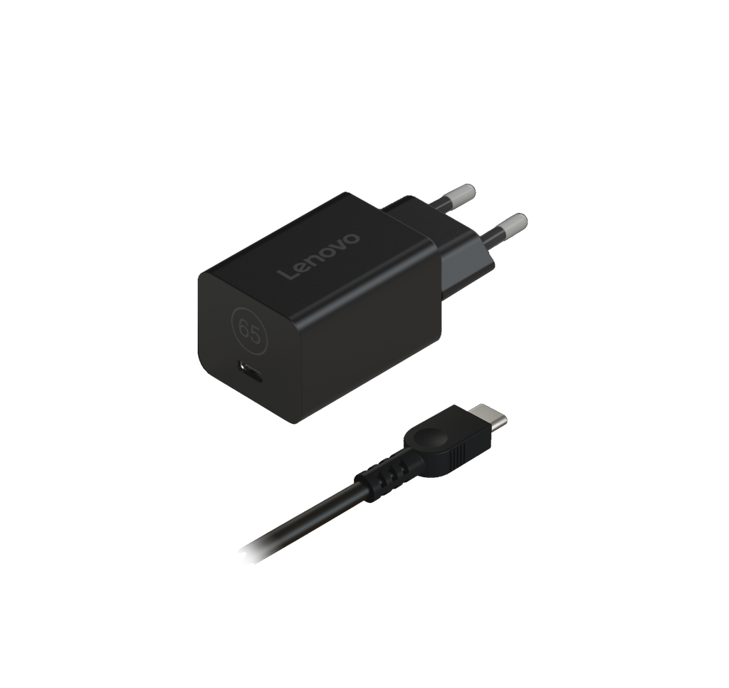 Lenovo | GaN Nano 65W Adapter | USB-C | AC Adapter