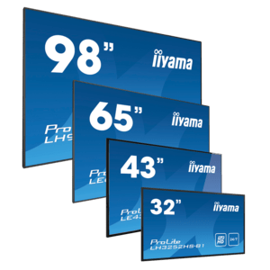 [LH4360UHS-B2AG] iiyama ProLite LFDs LH4360UHS-B2AG, 42.5", 4K UHD, 500cd, TFT Screen, HDMI, RS232, VESA 400x300mm, Black, QSG, Remote Control